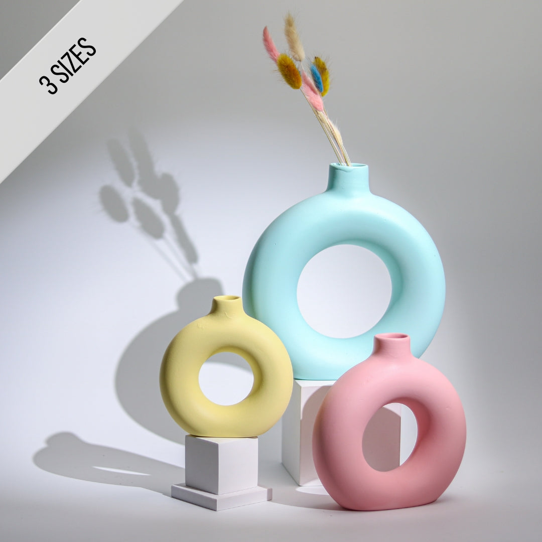 Customisable Donut Vases.