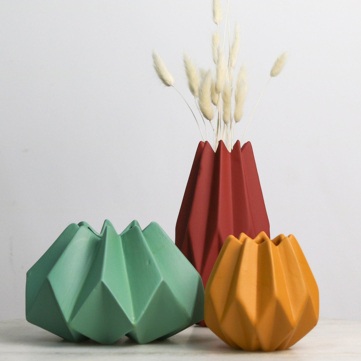 Customisable Geometric Vases.