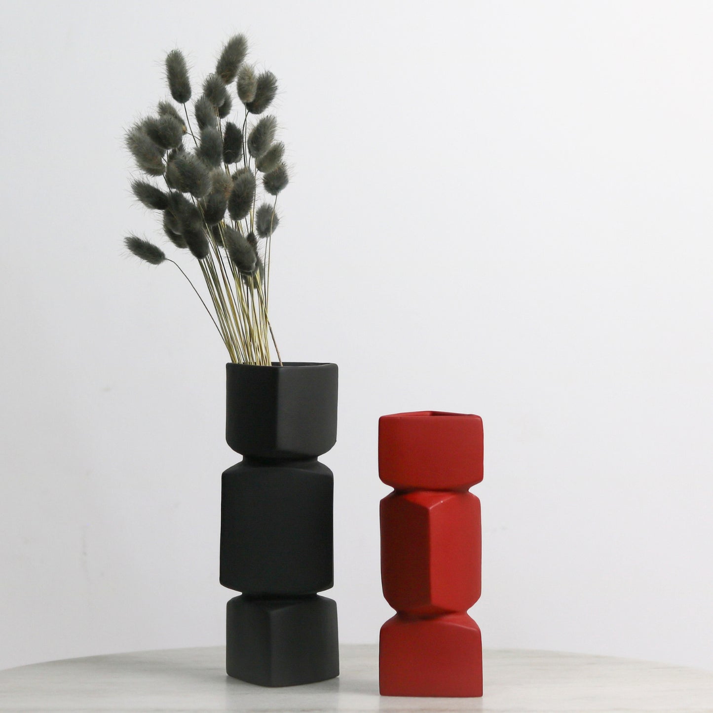 Customisable Trio Vases.