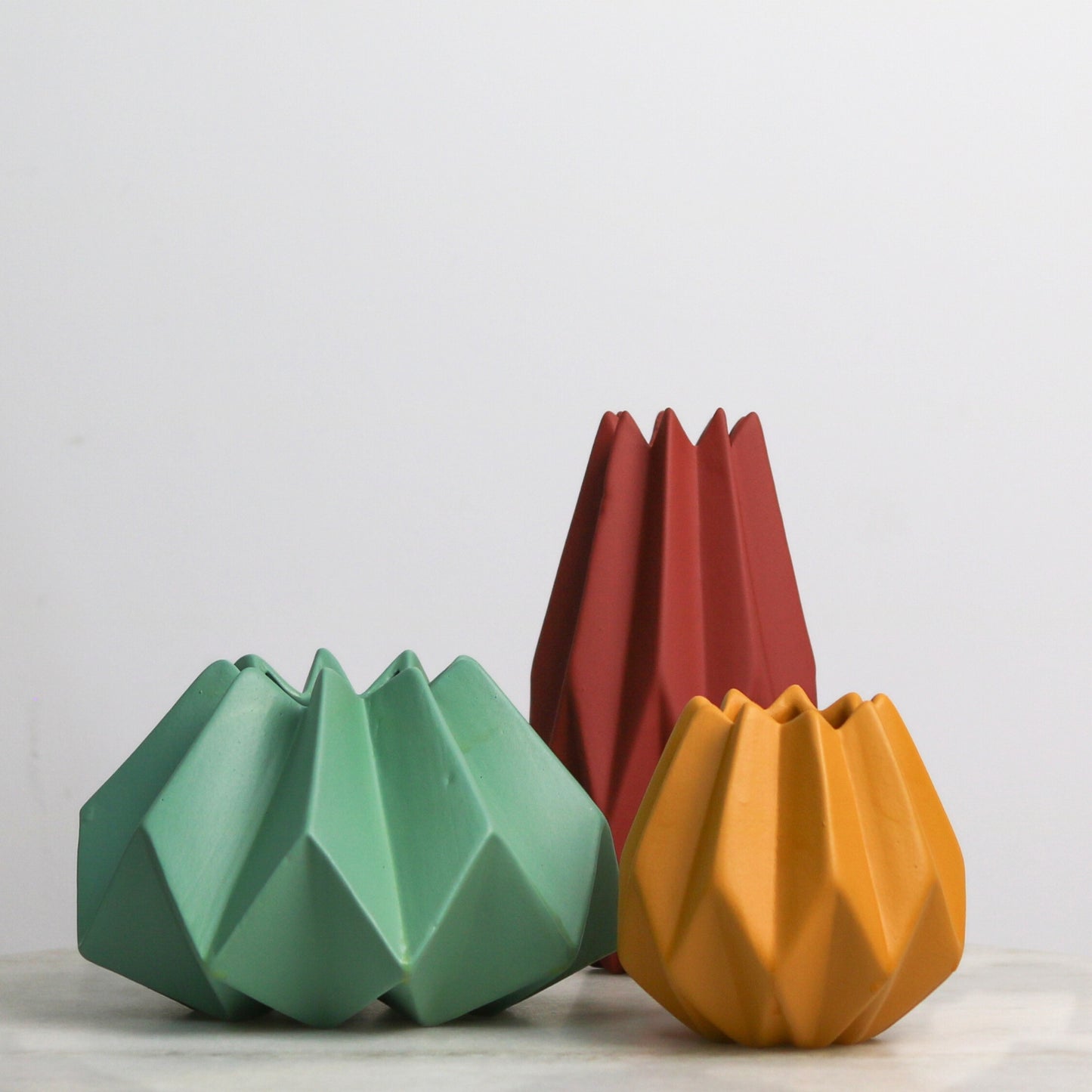 Customisable Geometric Vases.